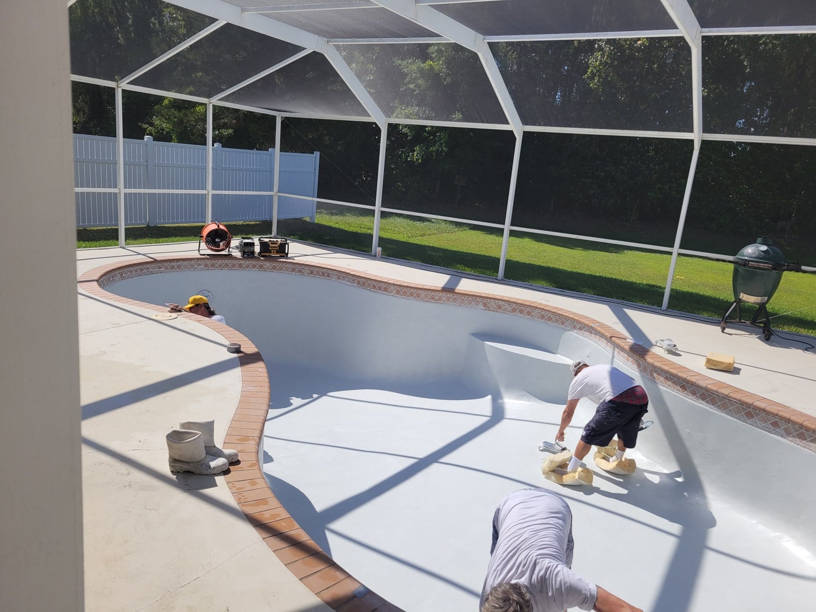 Custom pool construction