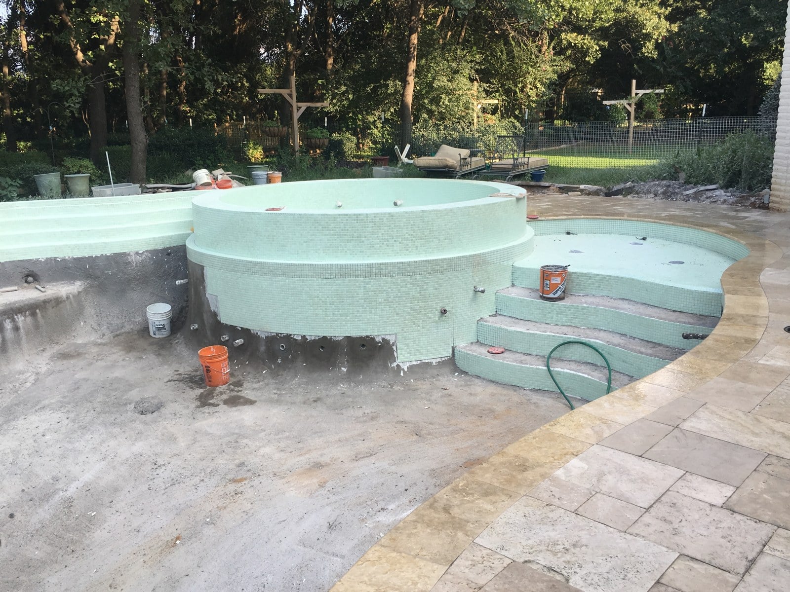 Custom pool construction