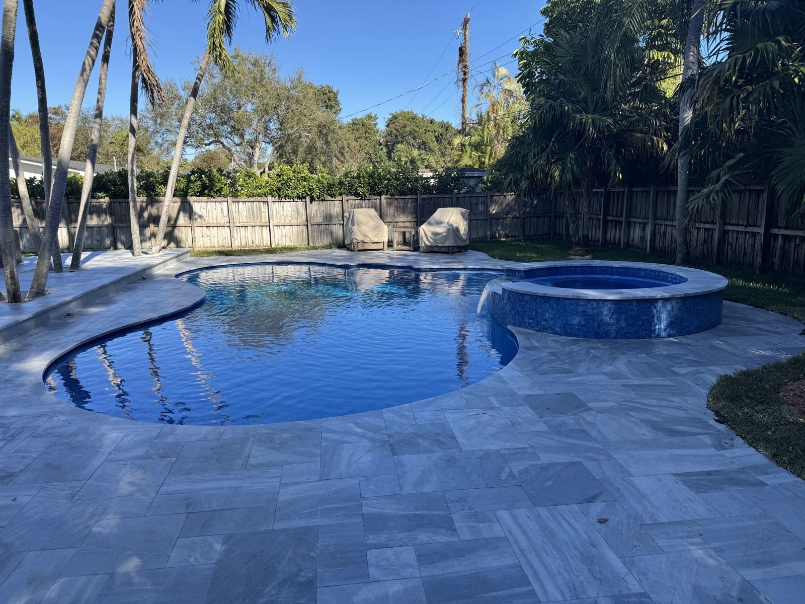 Custom pool construction
