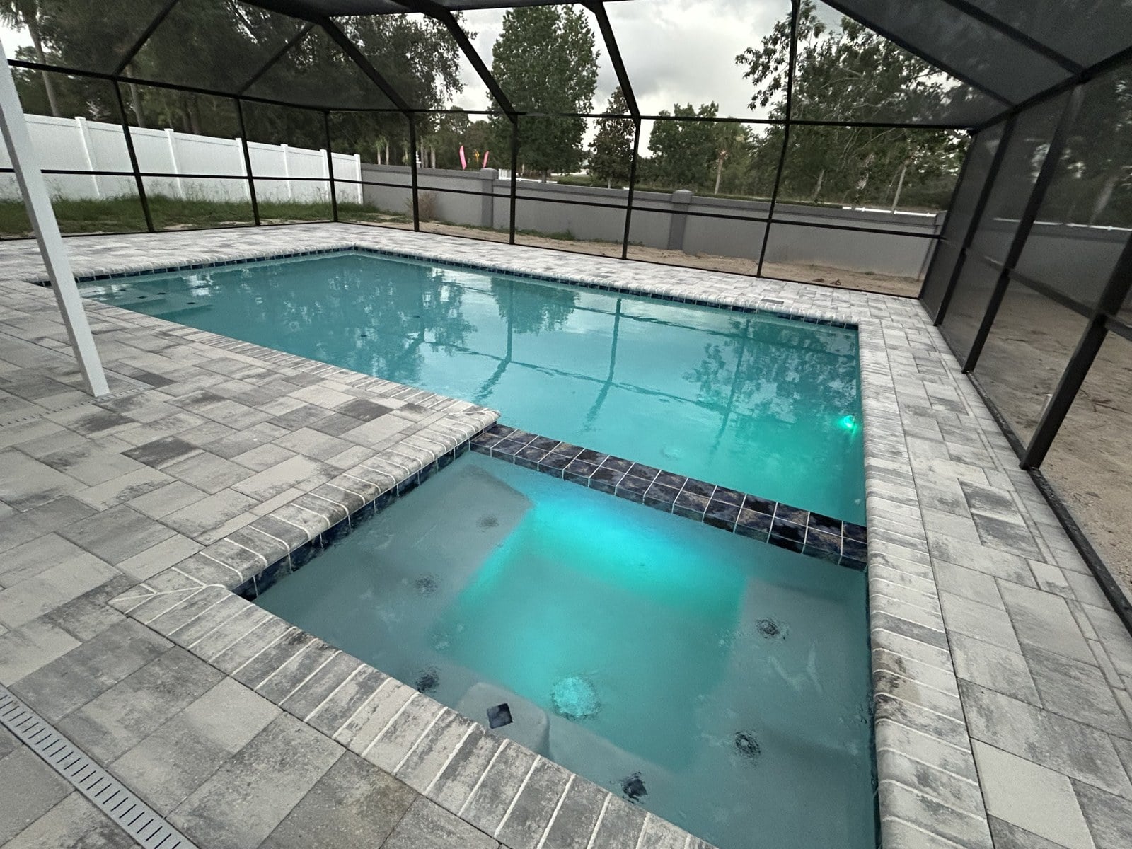 Custom pool construction