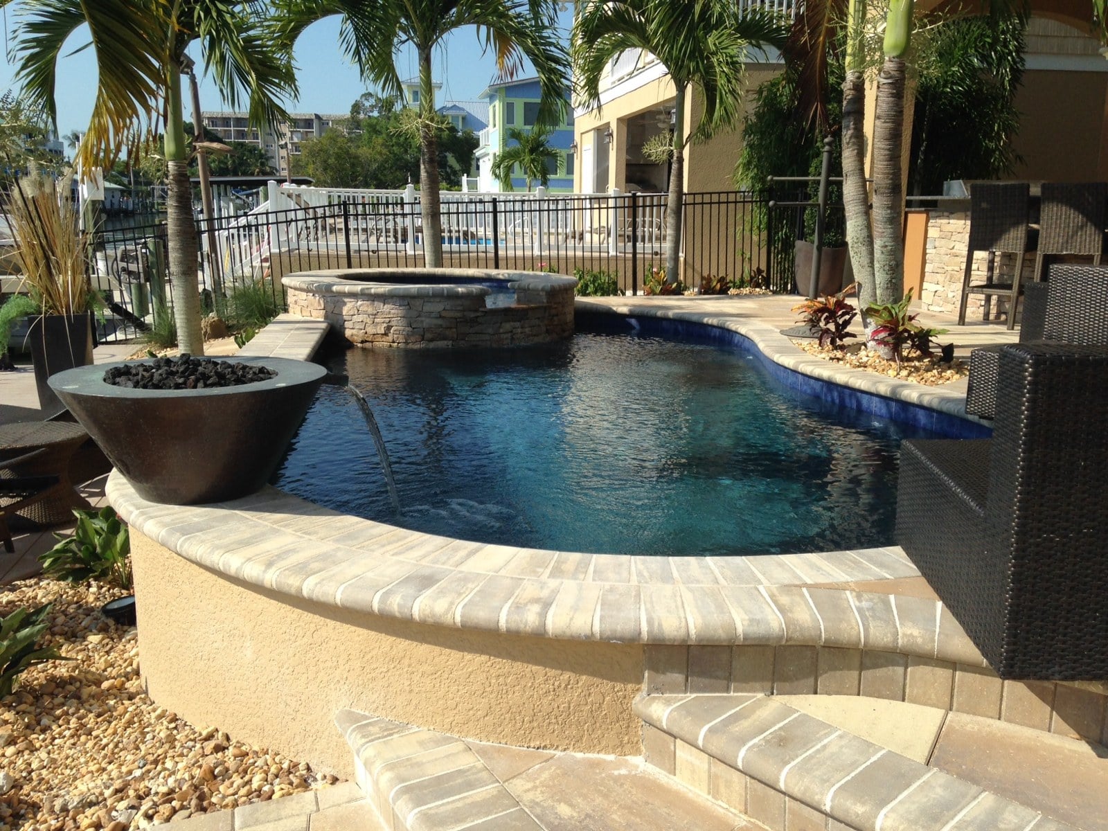 Custom pool construction