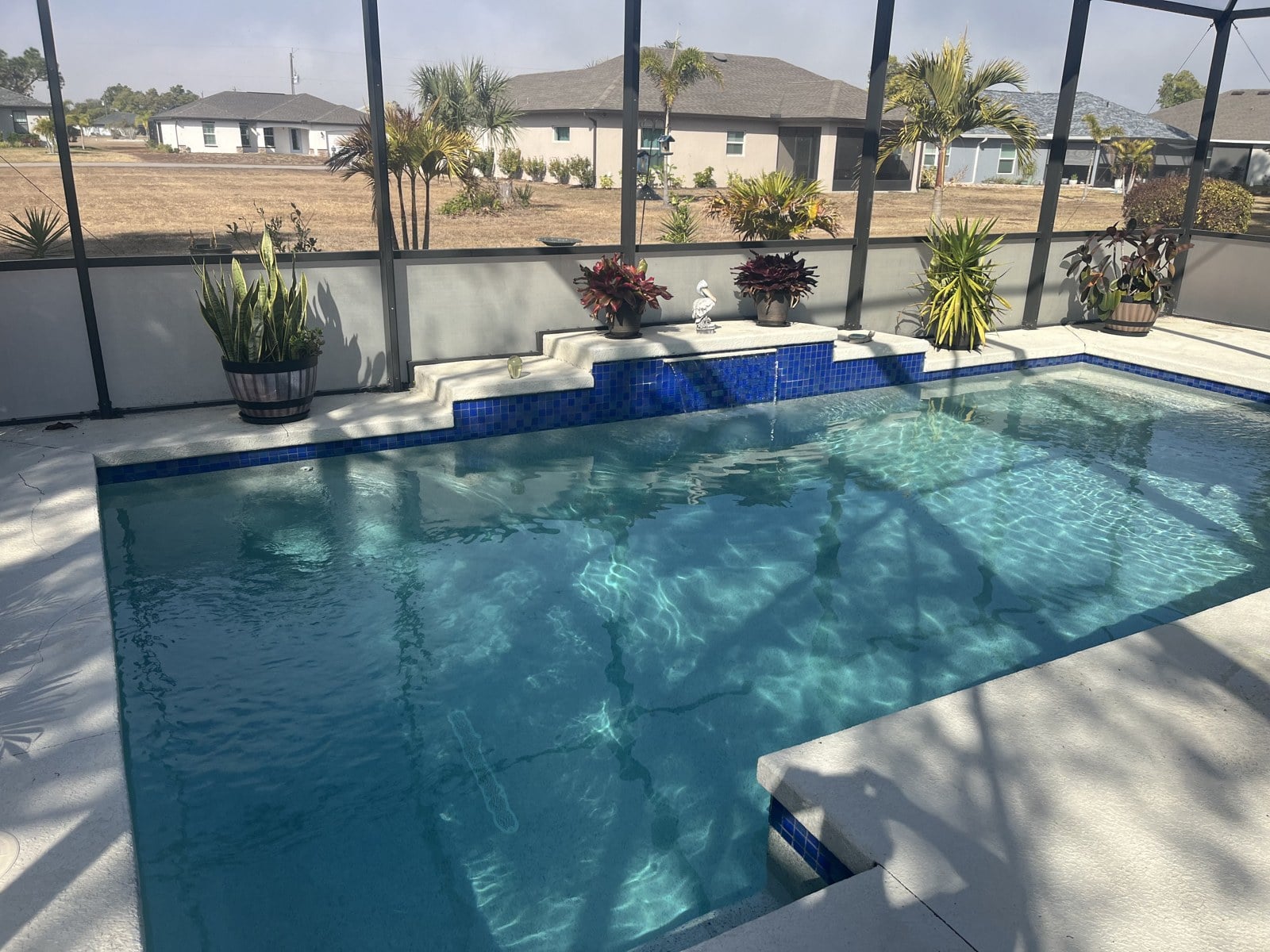 Custom pool construction