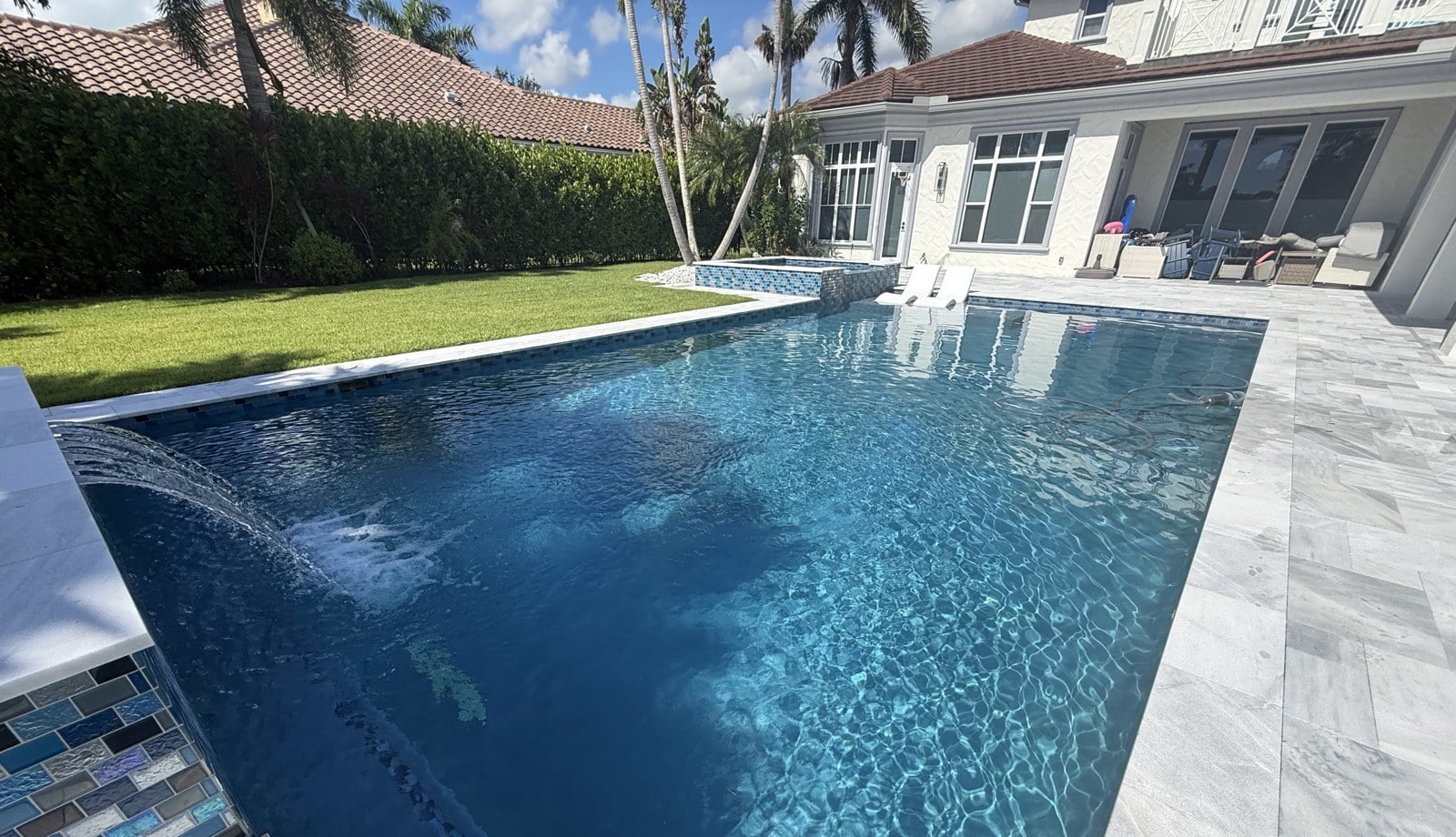 Custom pool construction
