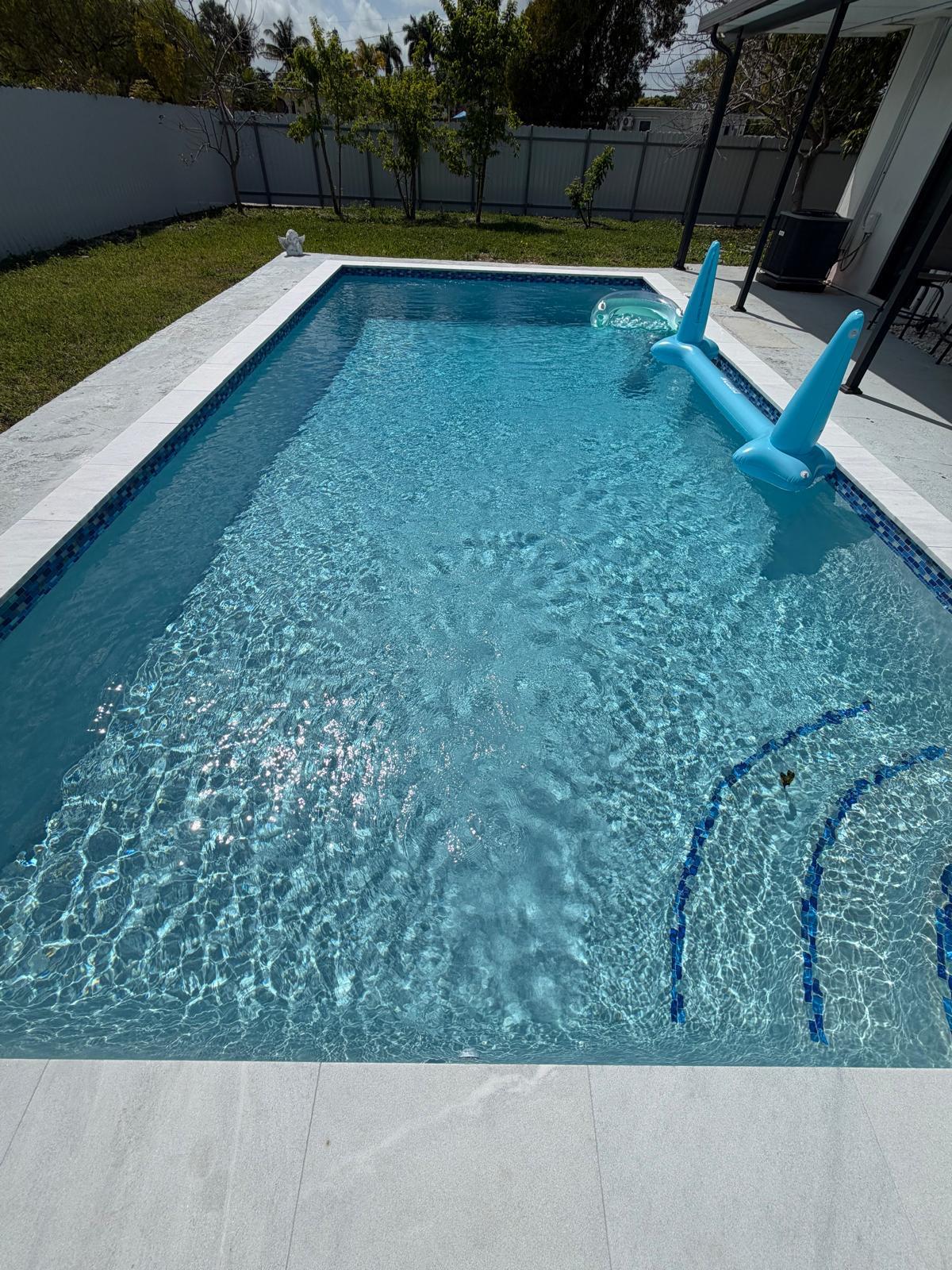 Custom pool construction