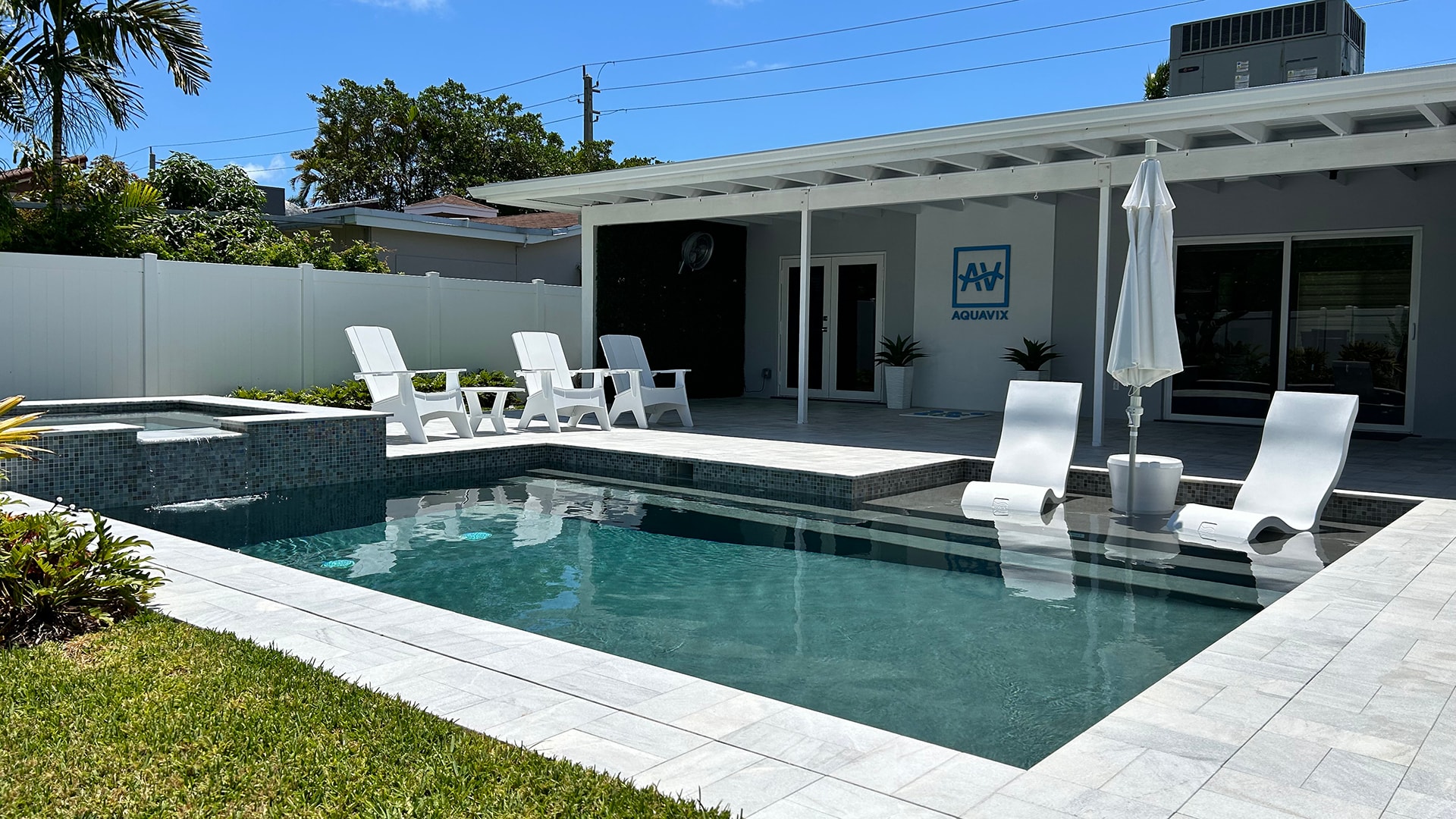 AQUAVIX Pools & Spas pool work in Hialeah, FL