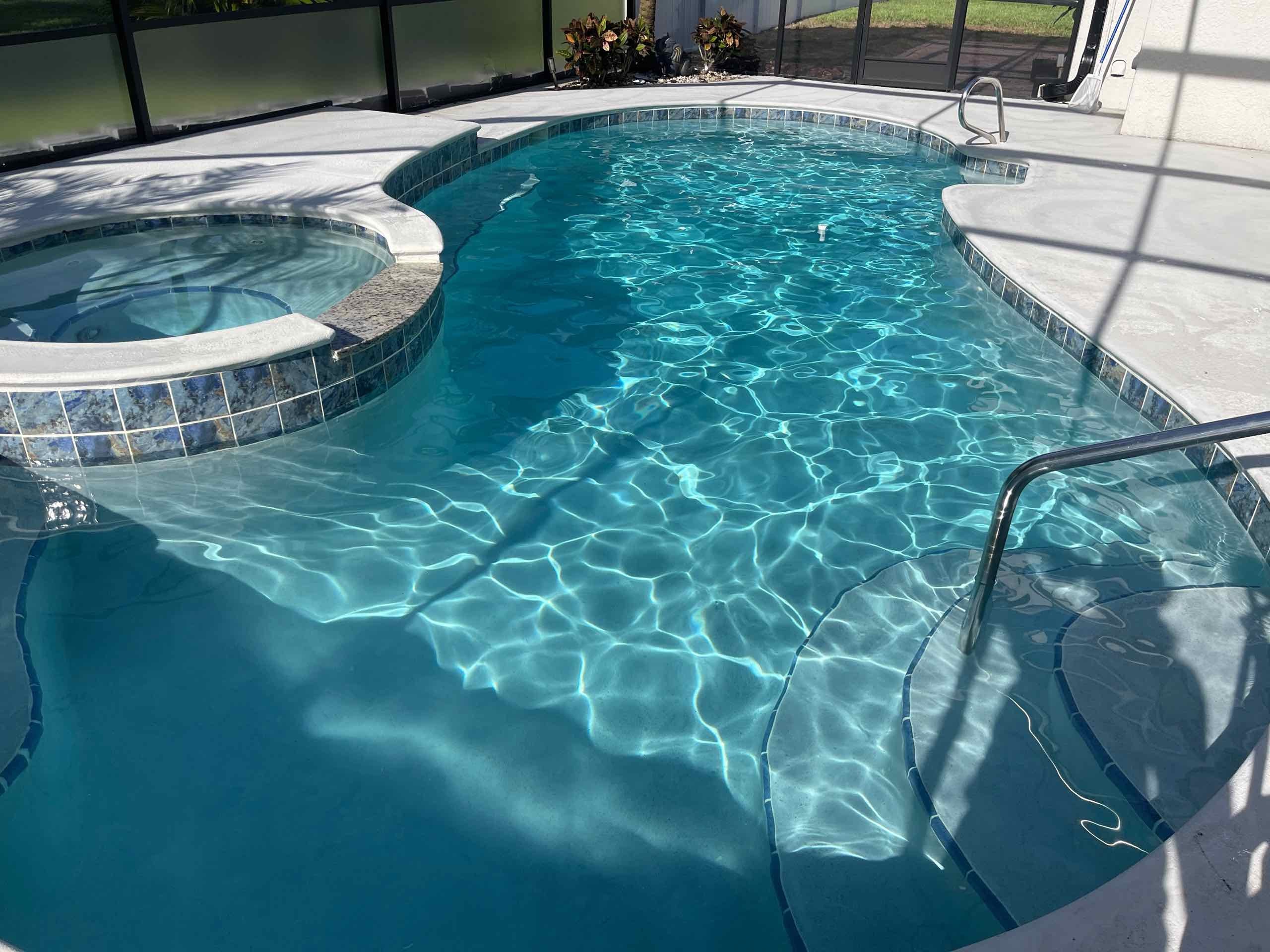 Blue Oasis Pools pool work in Palm Bay, FL