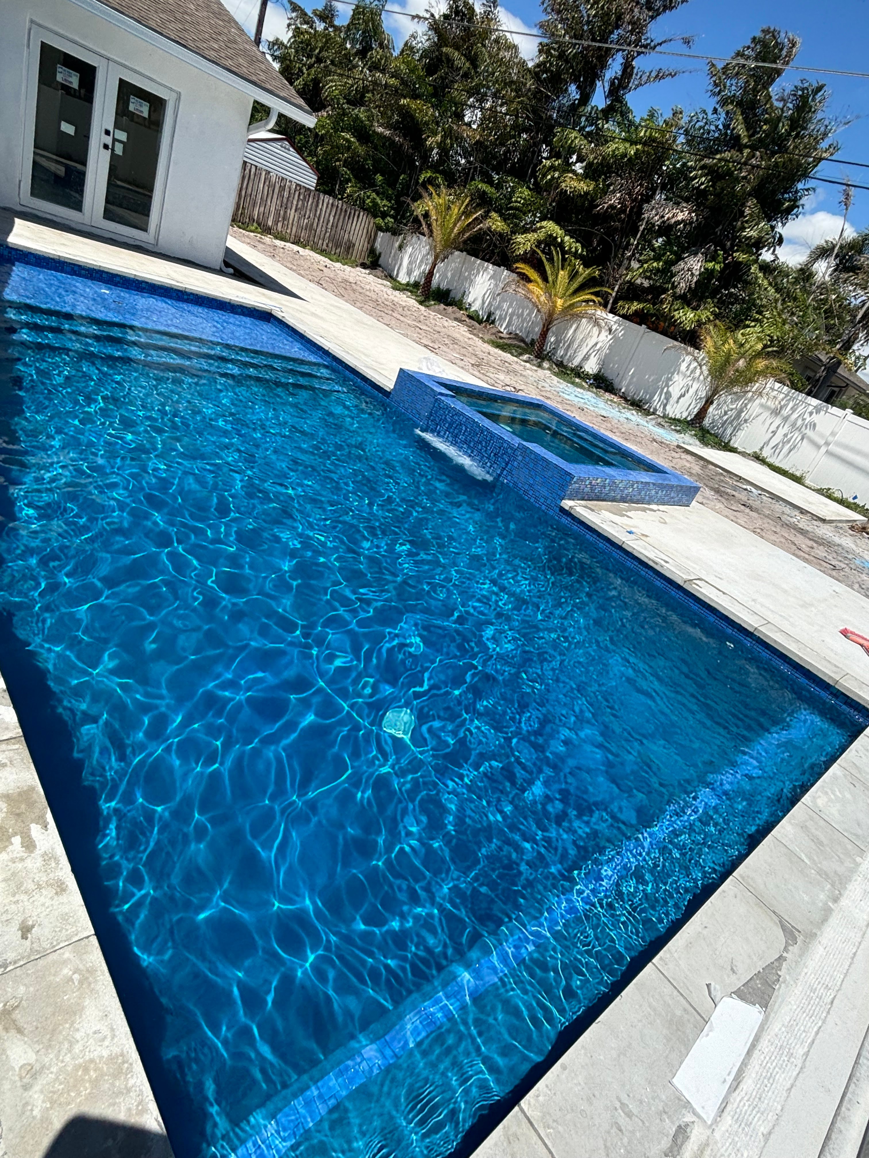 Duque pool spa pool work in Port St. Lucie, FL