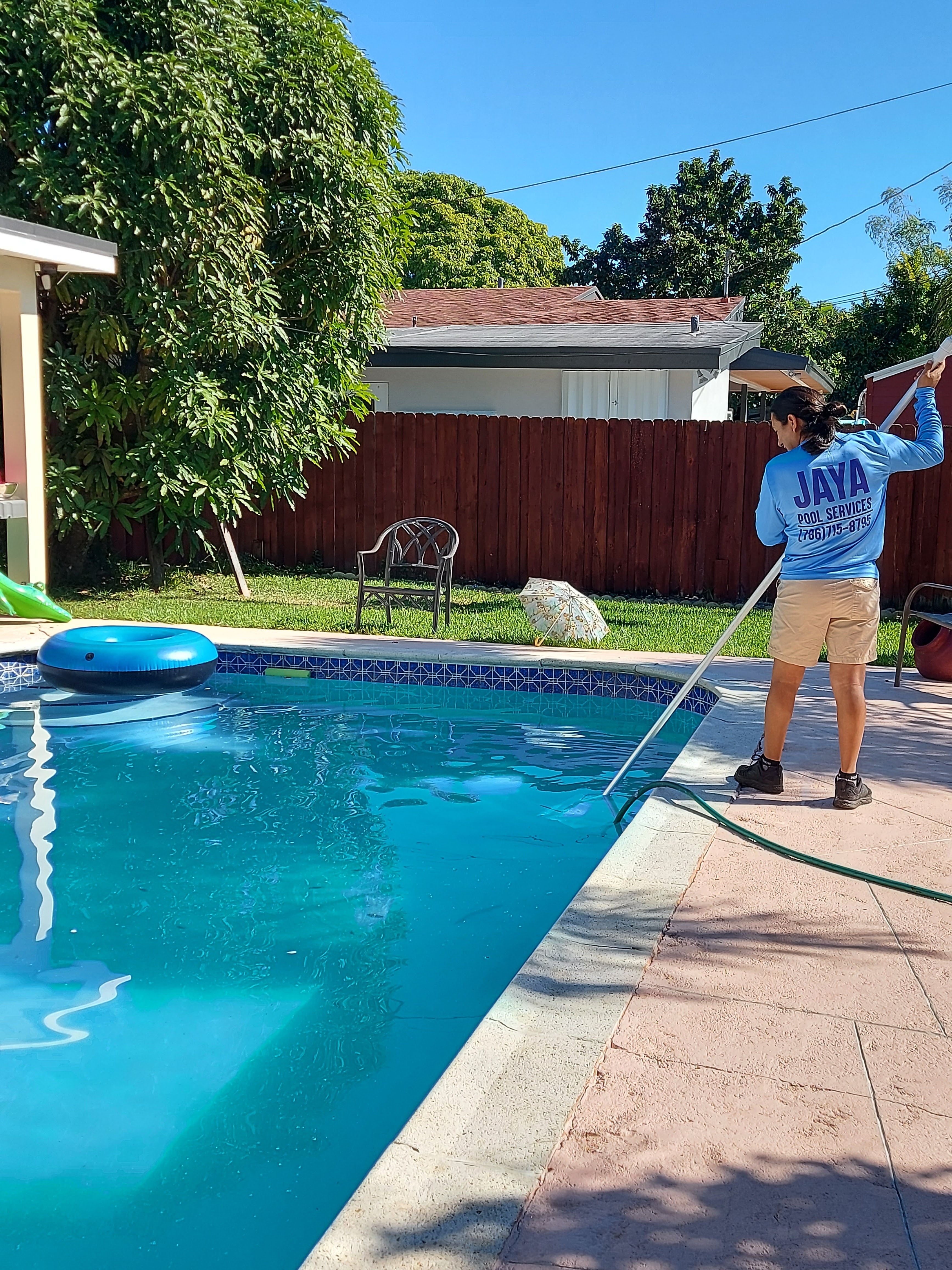 JAYA services pool work in Homestead, FL