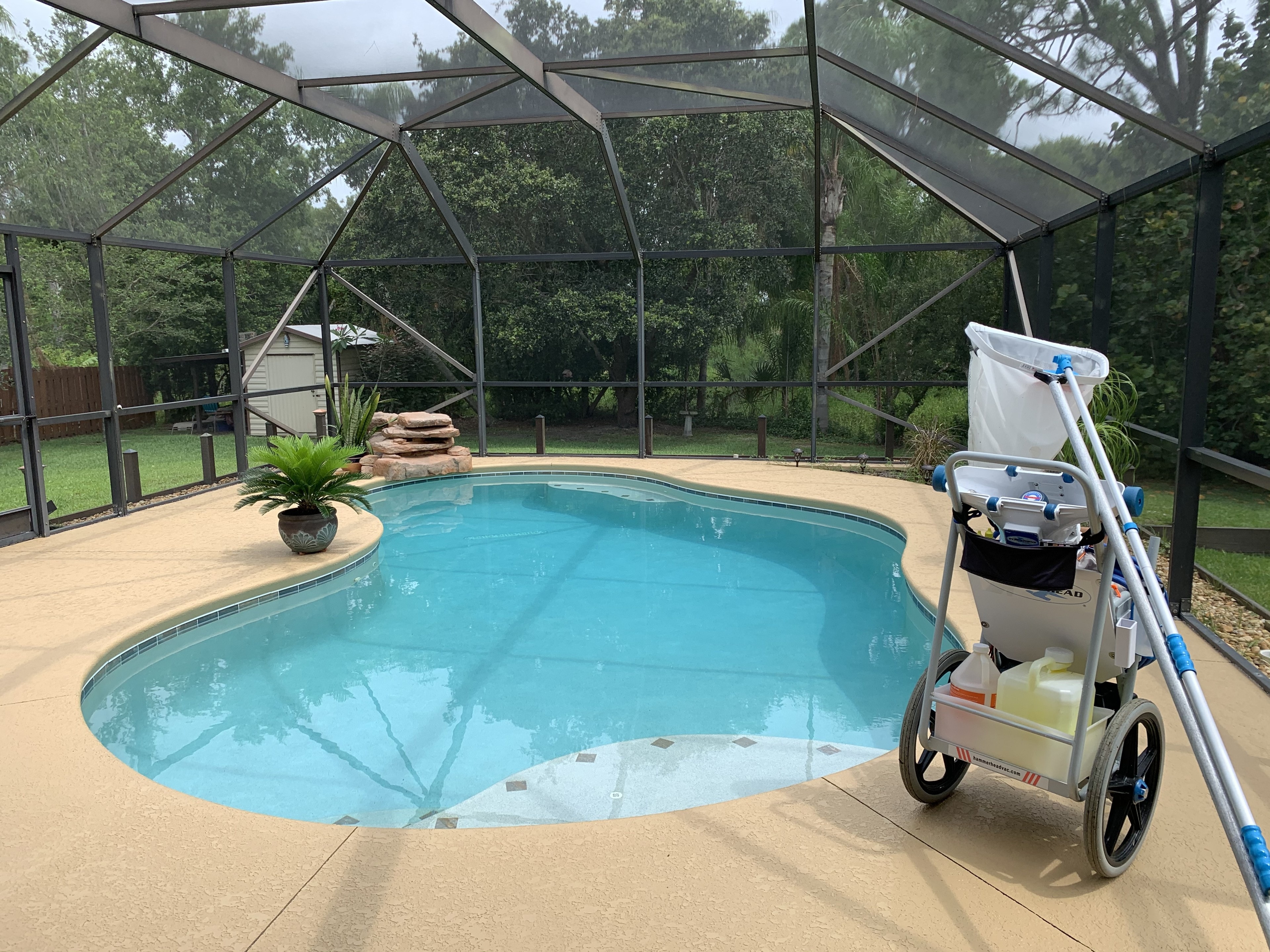 Katie's pool service pool work in Vero Beach, FL
