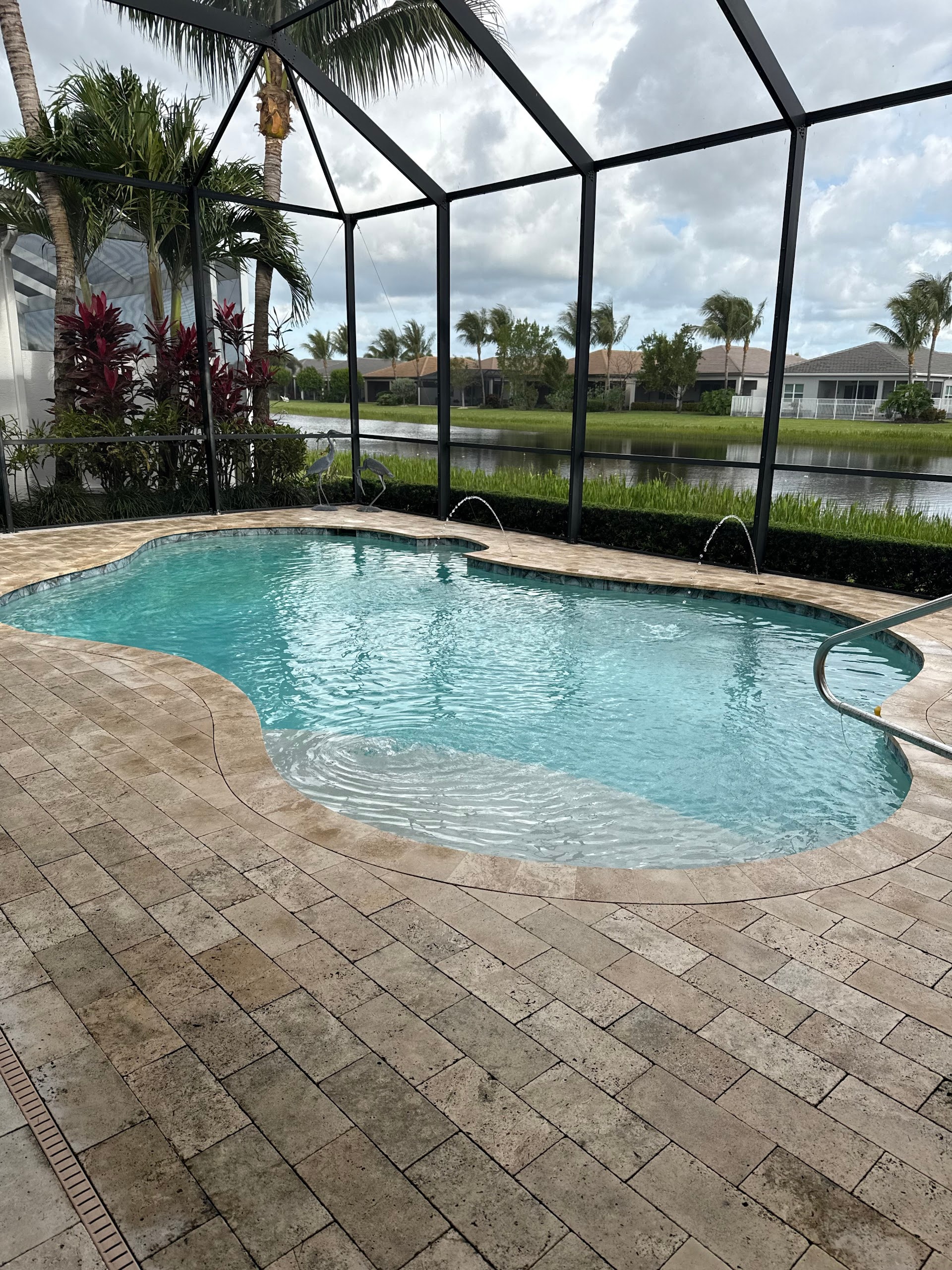 Poseidon Pool Leak Detection pool work in Delray Beach, FL